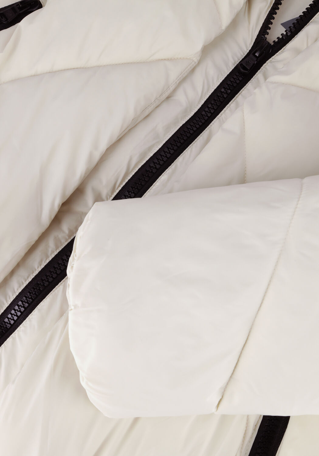 Gebroken wit CANADIAN Gewatteerde jas EUGENIE LG SATIN - large