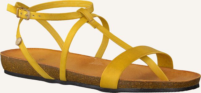 Gele FRED DE LA BRETONIERE Platte sandalen 170010065 Gele FRED DE LA BRETONIERE Platte sandalen 170010065 - large