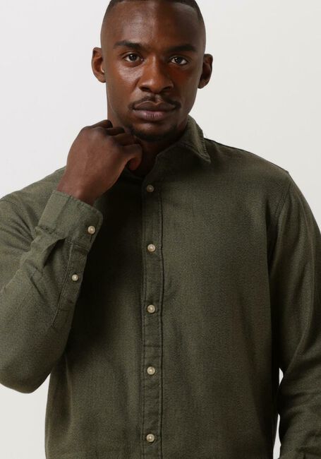 Groene SELECTED HOMME Casual overhemd SLIMROBIN SHIRT LS W CAMP - large