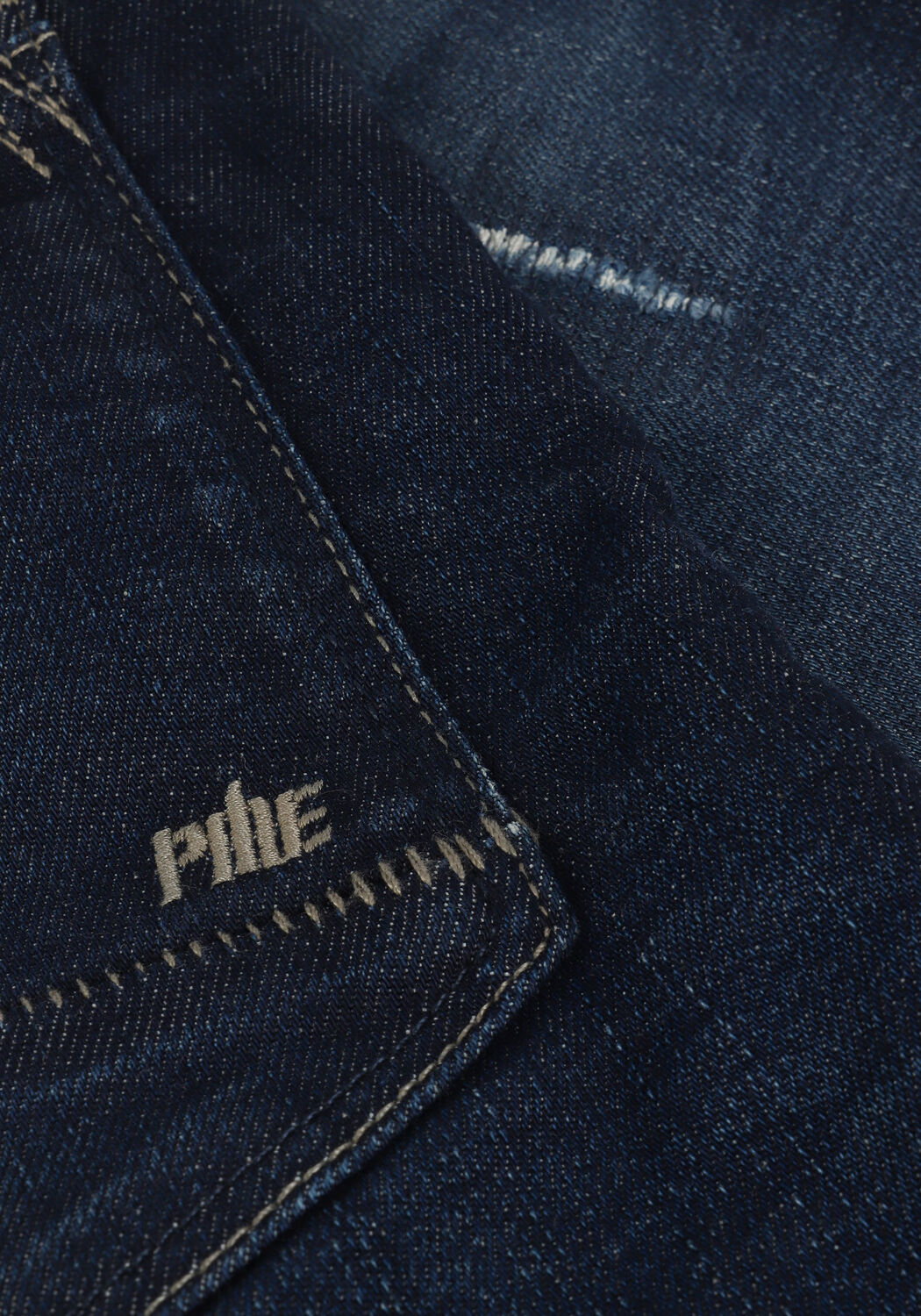 Donkerblauwe PME LEGEND Shorts TAILWHEEL SHORTS DARK BLUE DESTROY - large