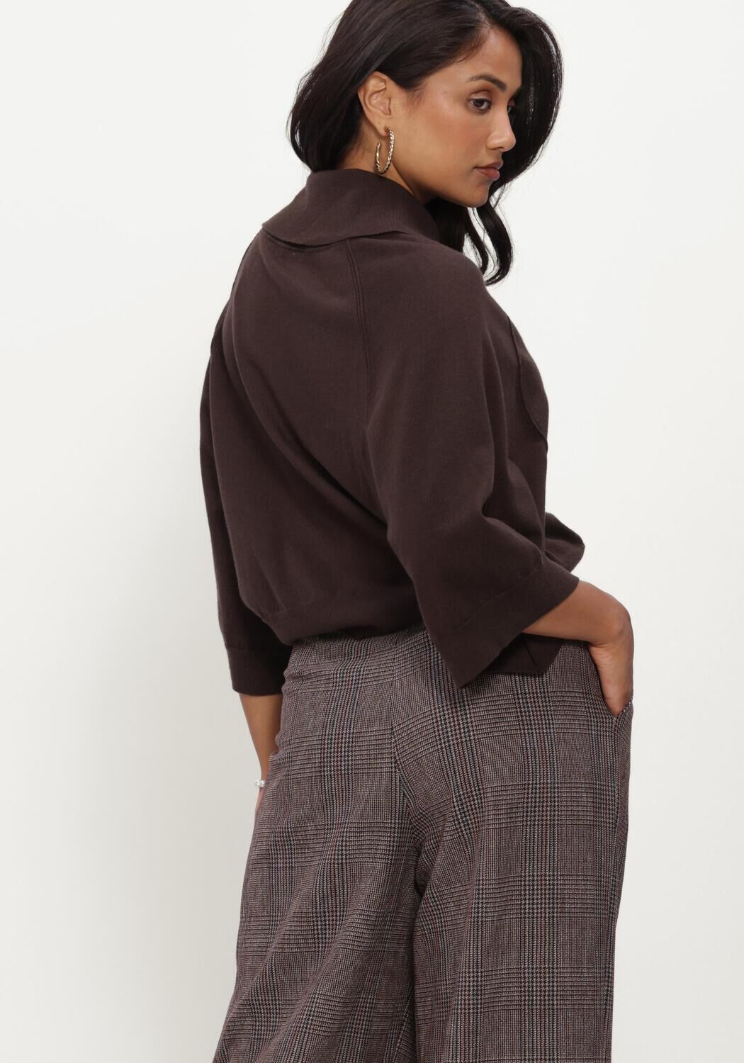Bruine CAROLINE BISS Trui 4249 - large