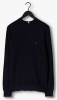 Donkerblauwe TOMMY HILFIGER Trui EXAGGERATED STRUCTURE CREW NECK