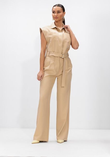 Beige HARPER & YVE Wijde broek KATIE-PA - large