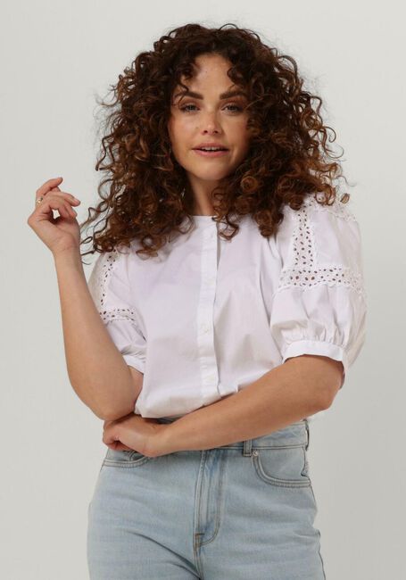 Witte MSCH COPENHAGEN Blouses MSCHMARIBEL CENILLA 2/4 SHIRT - large