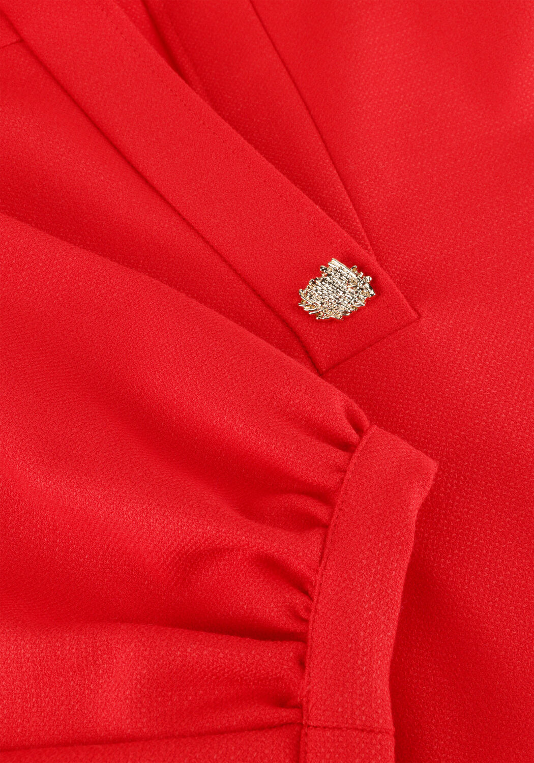 Rode CAROLINE BISS Midi jurk 4175 - large