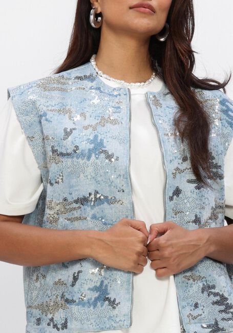 Lichtblauwe MOVES Gilet EVITS WAISTCOAT 4615 - large