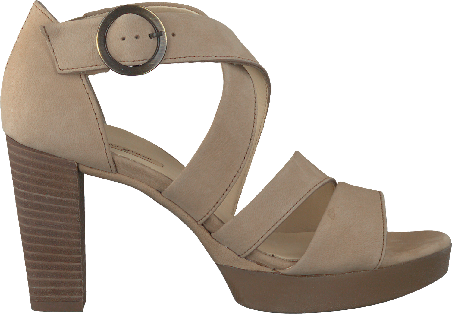 Beige PAUL GREEN Sandalen 6657 - Omoda.nl