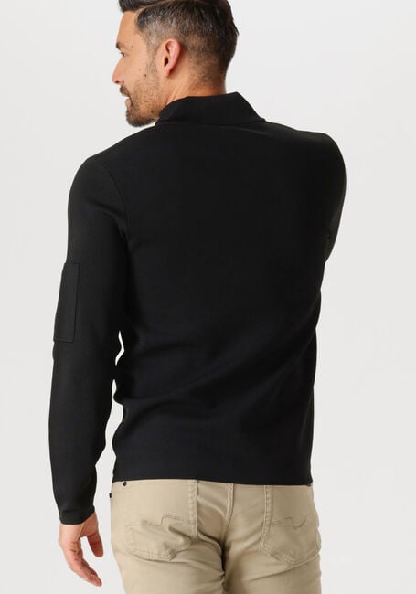 Zwarte GENTI Trui TURTLE ZIP - large