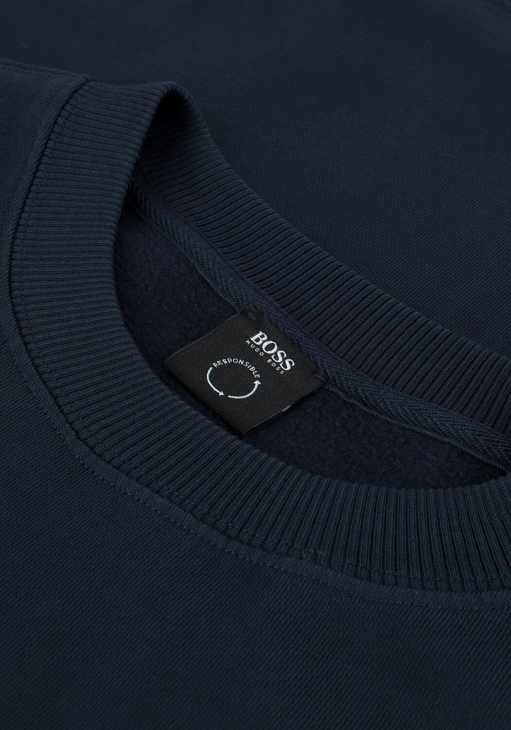 Donkerblauwe BOSS BLACK Trui WELOGO 10236723 - large