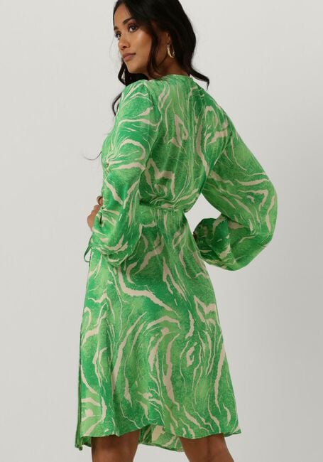 Groene SELECTED FEMME Mini jurk SLFFIOLA WRAP DRESS - large