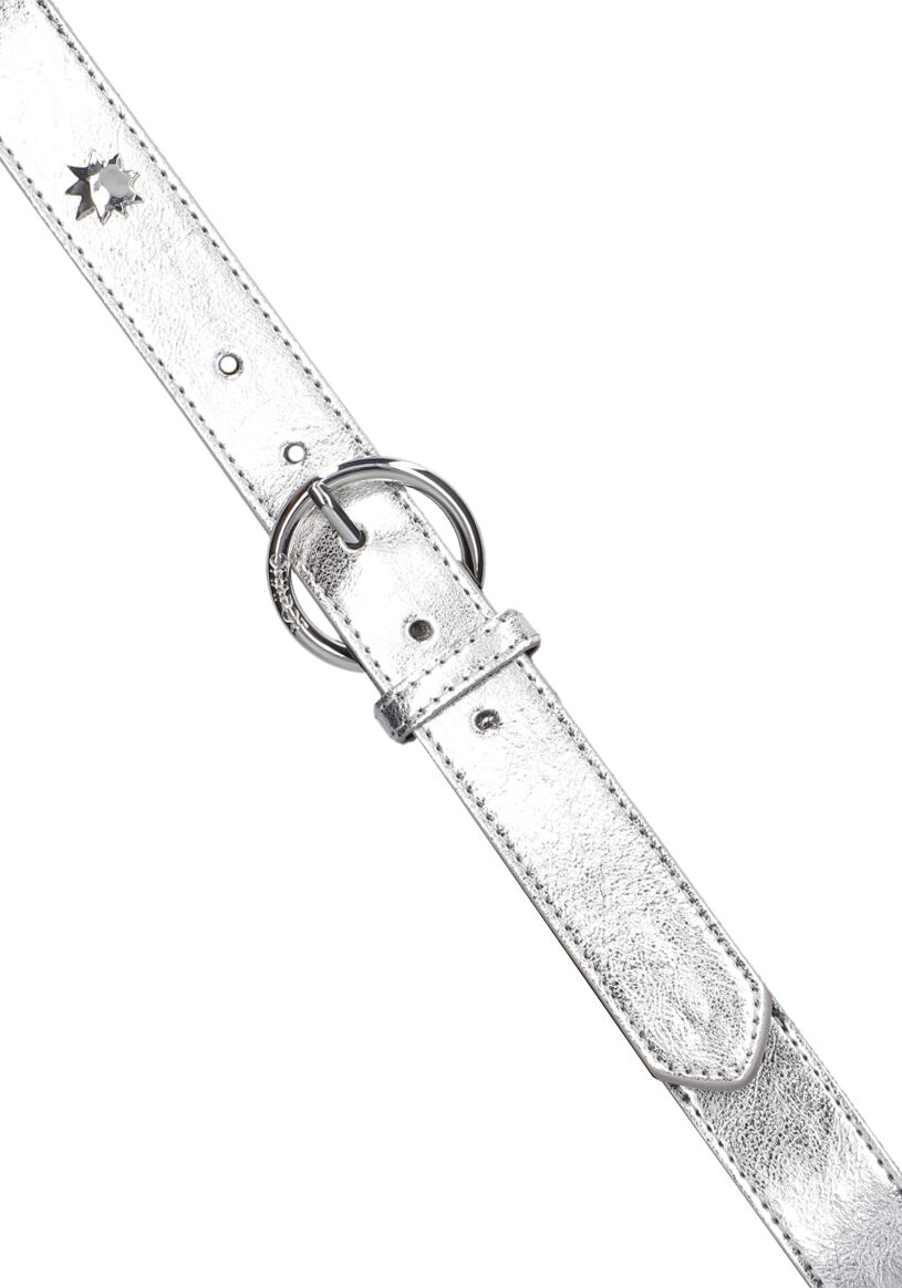 FABIENNE CHAPOT Dames Riemen Hammered Star Belt Zilver