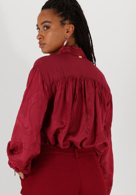 Rode POM AMSTERDAM Blouses JAQCUARD BURGUNDY RED - large