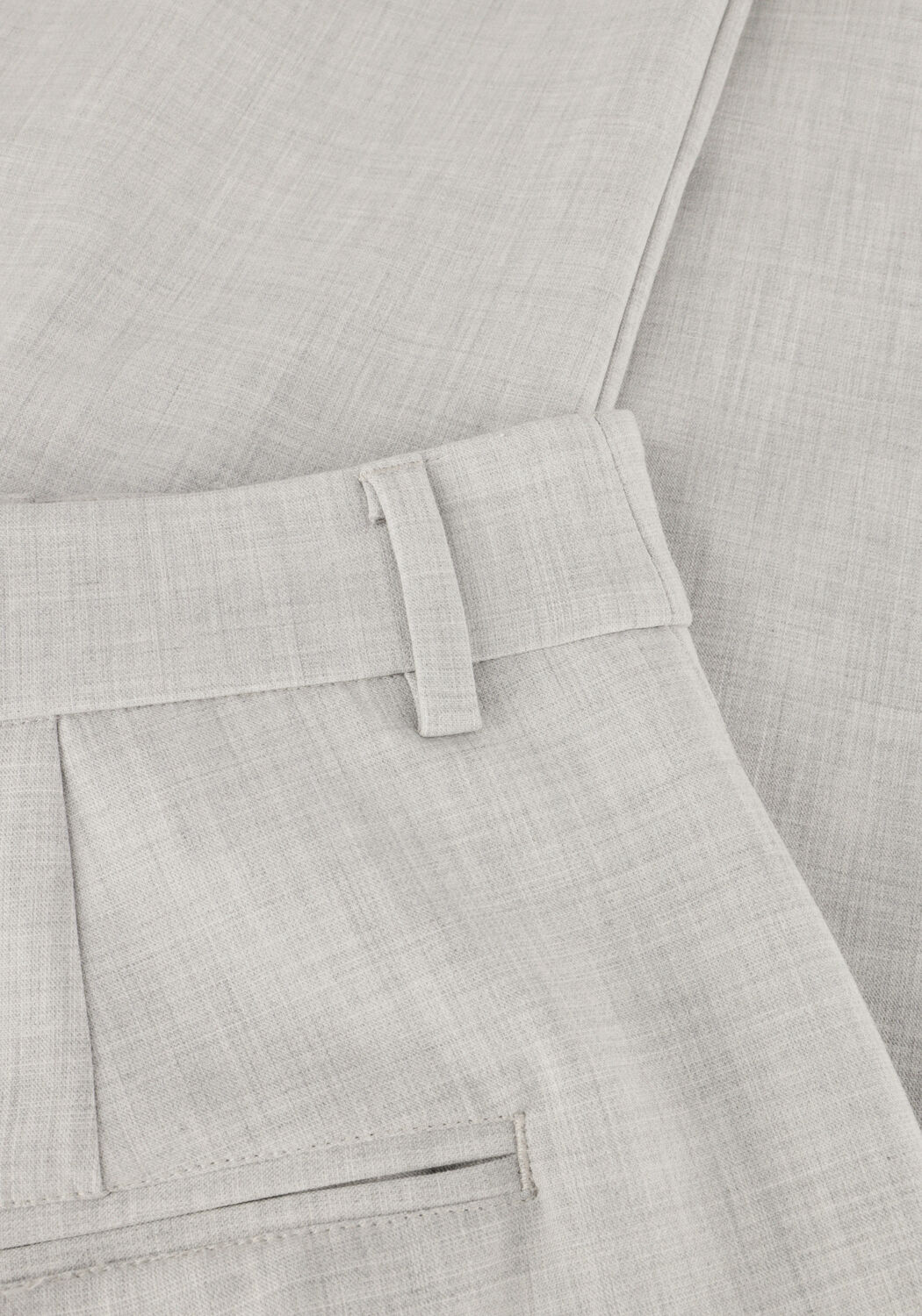 Grijze MSCH COPENHAGEN Pantalon MSCHHENRIKE HW PANTS - large