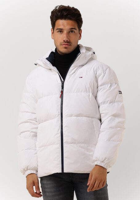 Witte TOMMY JEANS Gewatteerde jas TJM ESSENTIAL DOWN JACKET - large