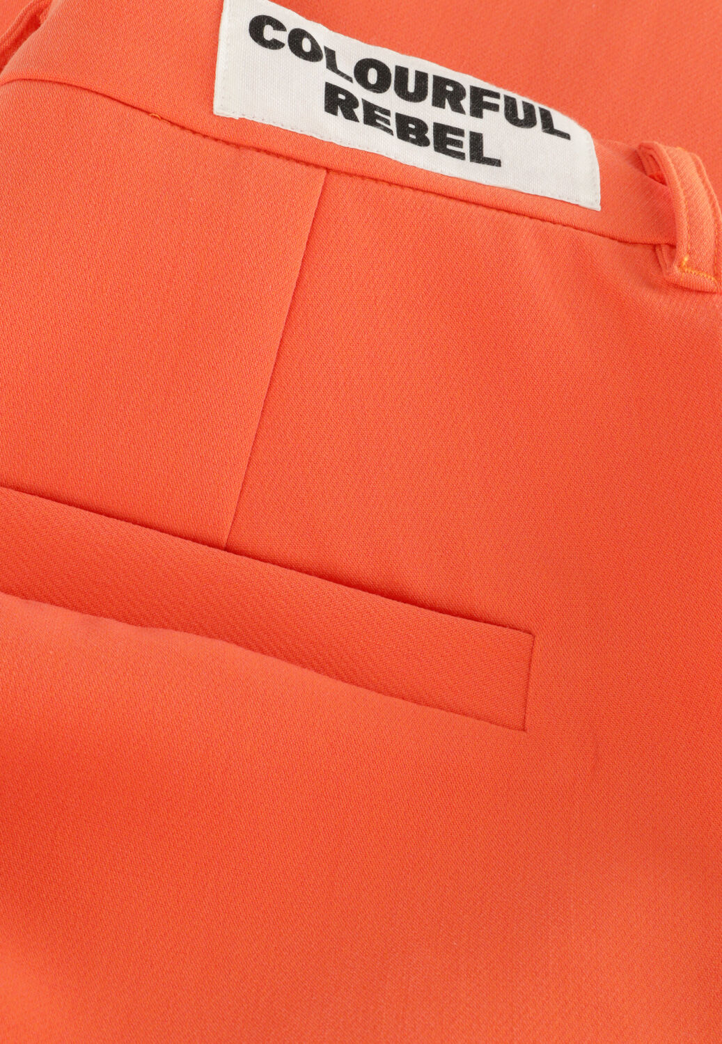 Oranje COLOURFUL REBEL Pantalon RUS UNI STRAIGHT PANTS - large