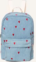 Blauwe STUDIO NOOS Rugtas DENIM HEARTS MIDI BACKPACK Blauwe STUDIO NOOS Rugtas DENIM HEARTS MIDI BACKPACK - medium