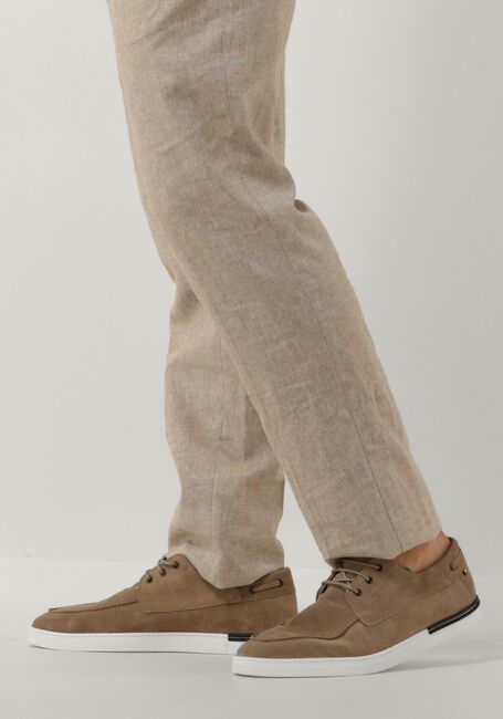 Taupe FLORIS VAN BOMMEL Veterschoenen SFM-30287 - large