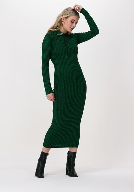 Groene ENVII Maxi jurk ANAPPLE LS DRESS 5357 - large