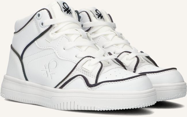 Witte BENETTON Hoge sneakers REFLECTIVE Witte BENETTON Hoge sneakers REFLECTIVE - large