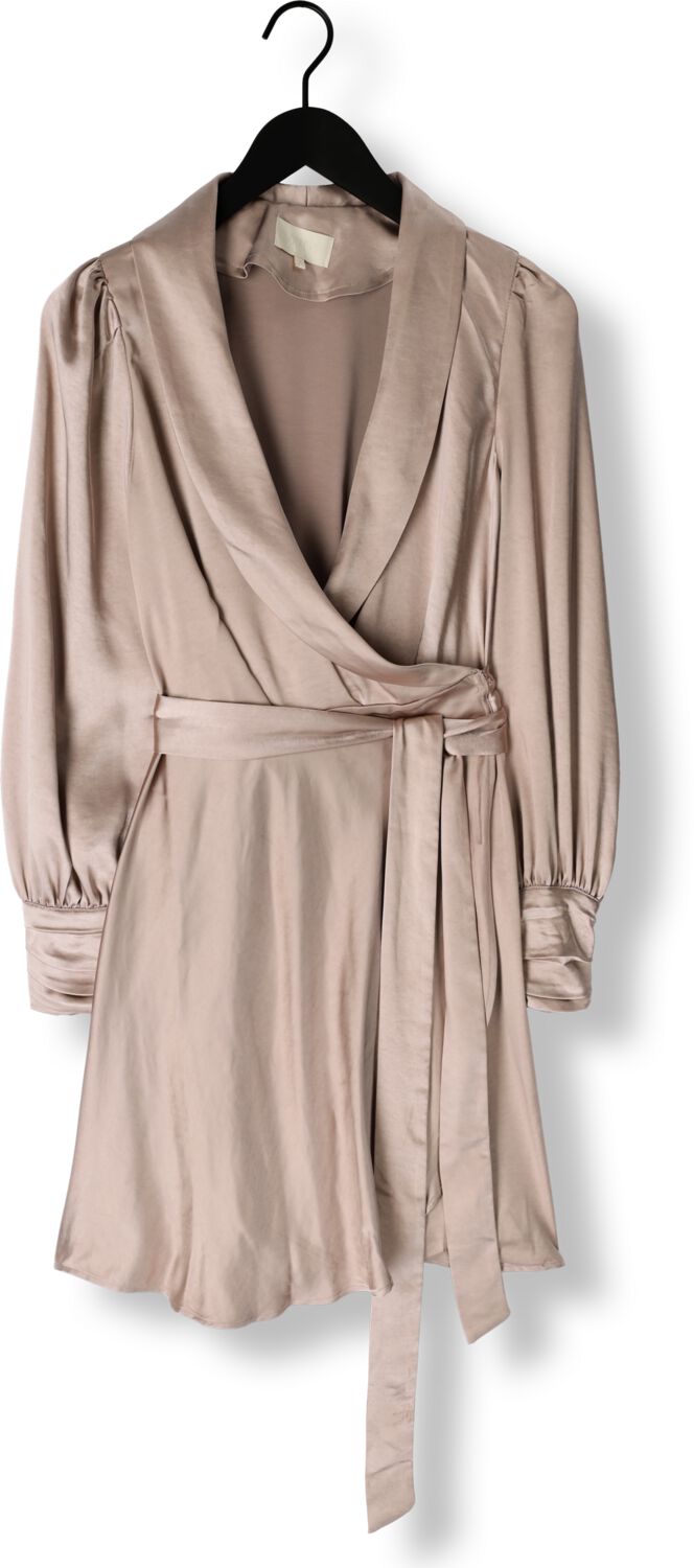 NOTRE-V Dames Jurken Nv-doris Satin Dress Taupe