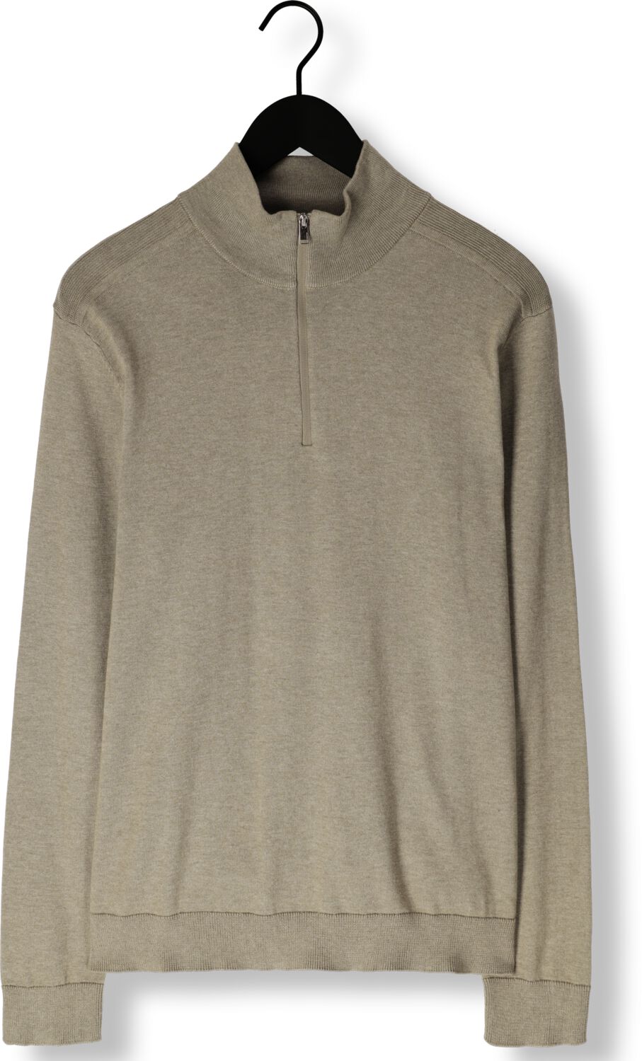 SELECTED HOMME Heren Truien & Vesten Slhberg Half Zip Cardigan Noos Groen