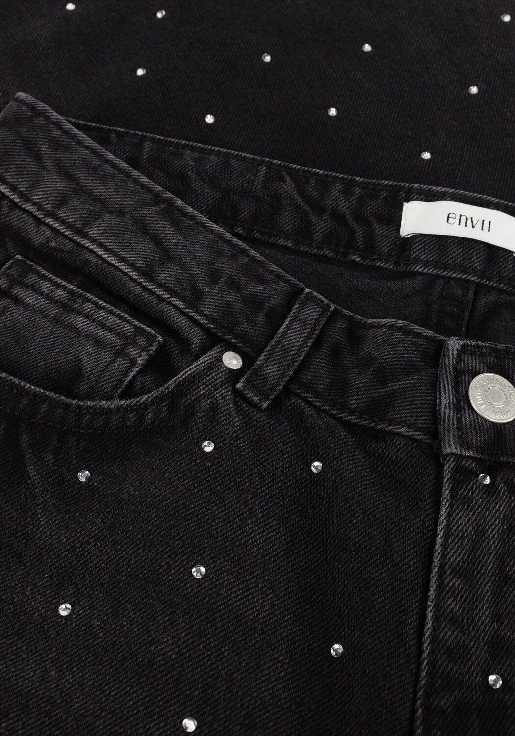 Zwarte ENVII Straight leg jeans ENBLAKELY JEANS 7199 - large