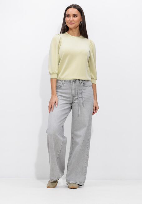 Lime SELECTED WOMEN Sweater SLFTENNY 3/4 SWEAT TOP - large