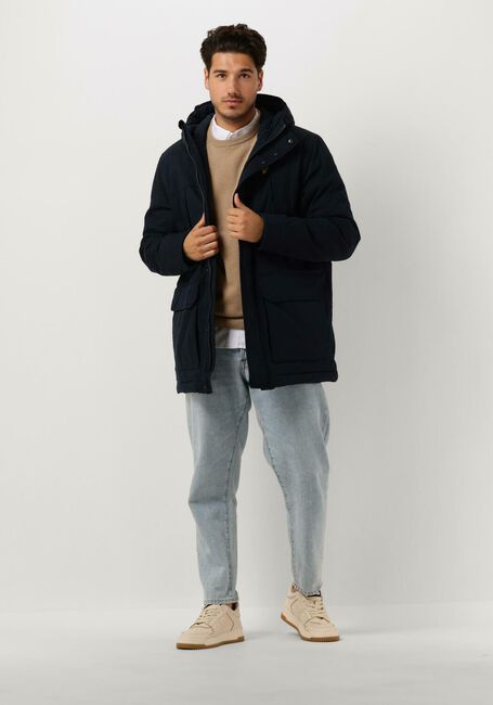 Donkerblauwe LYLE & SCOTT Parka's MICROFLEECE PARKA 2.0 - large