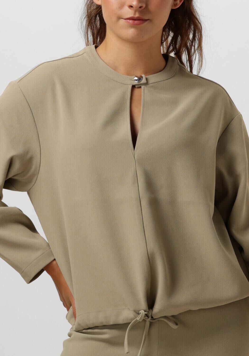 DANTE6 Dames Tops & T-shirts Thorn Drawstring Cord Top Groen