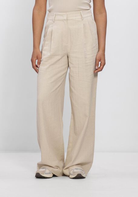 Beige CO'COUTURE Broeken LEENACC LINEN PLEAT LL PANT - large