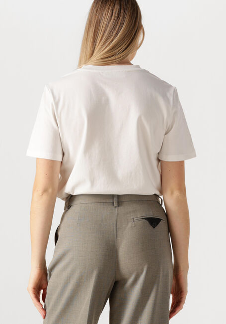 Gebroken wit HAUTE L'AMITI&Eacute; T-shirt PEARL BOW TEE - large