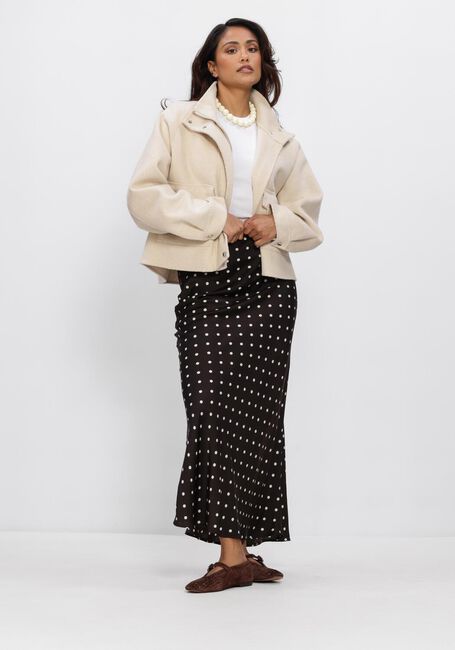 Zwarte NEO NOIR Maxirok VISO DOT SKIRT - large