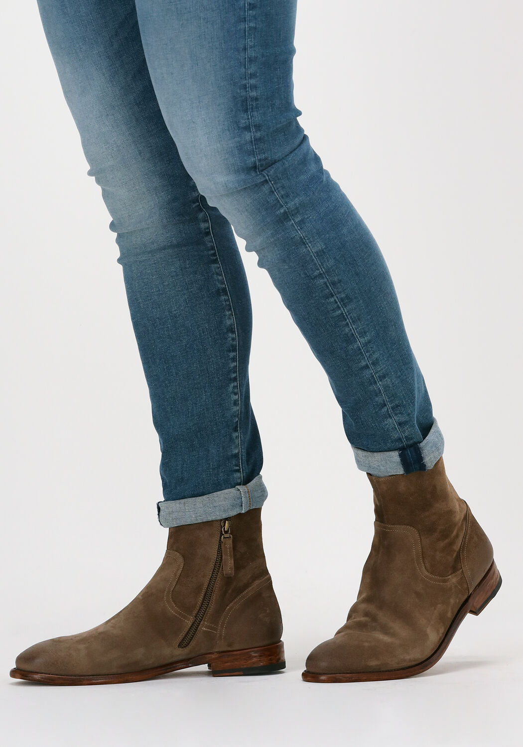 Beige CORDWAINER Enkelboots 19039 - large