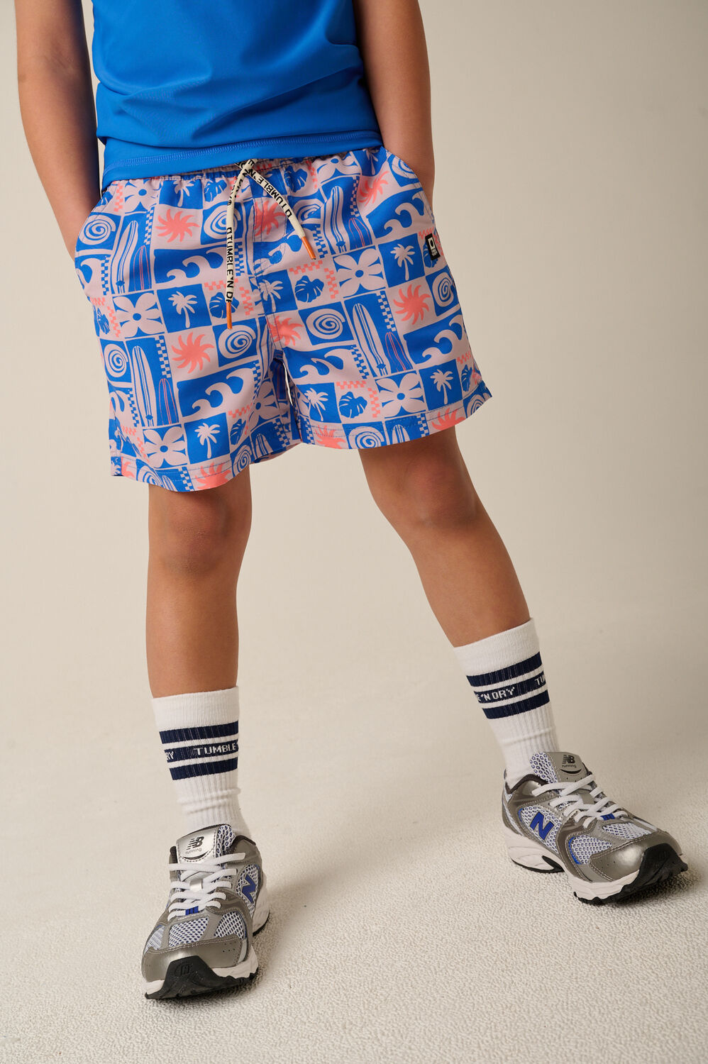 Blauwe TUMBLE 'N DRY Zwembroeken SANTOS - large