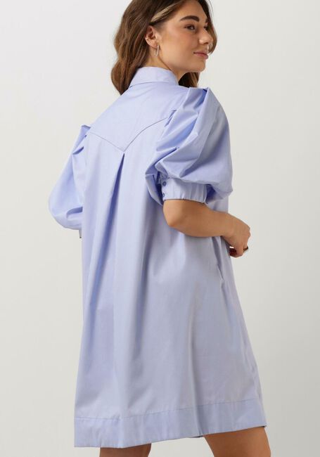 Blauw/wit gestreepte EST'SEVEN Mini jurk EST’POPLIN DRESS VIN - large