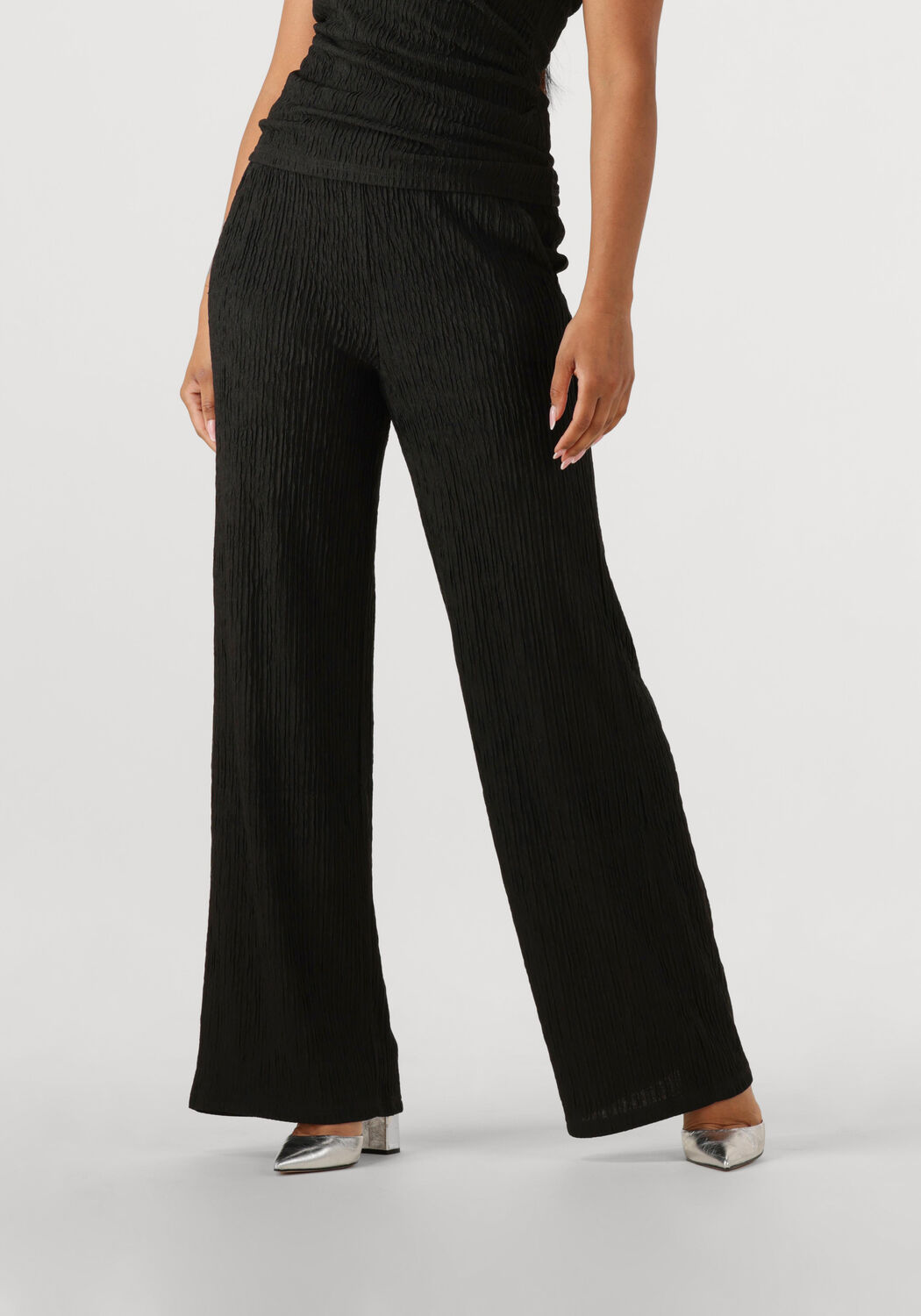 AAIKO Dames Broeken Ramona Structure Pes 564 Zwart