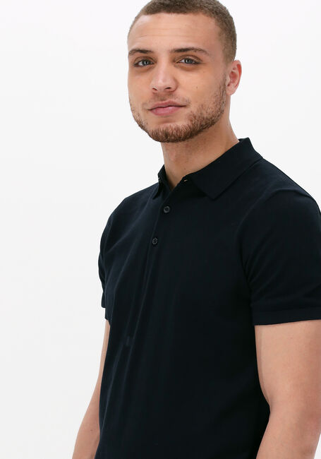 Zwarte DSTREZZED Polo POLO S/S COTTON KNIT - large
