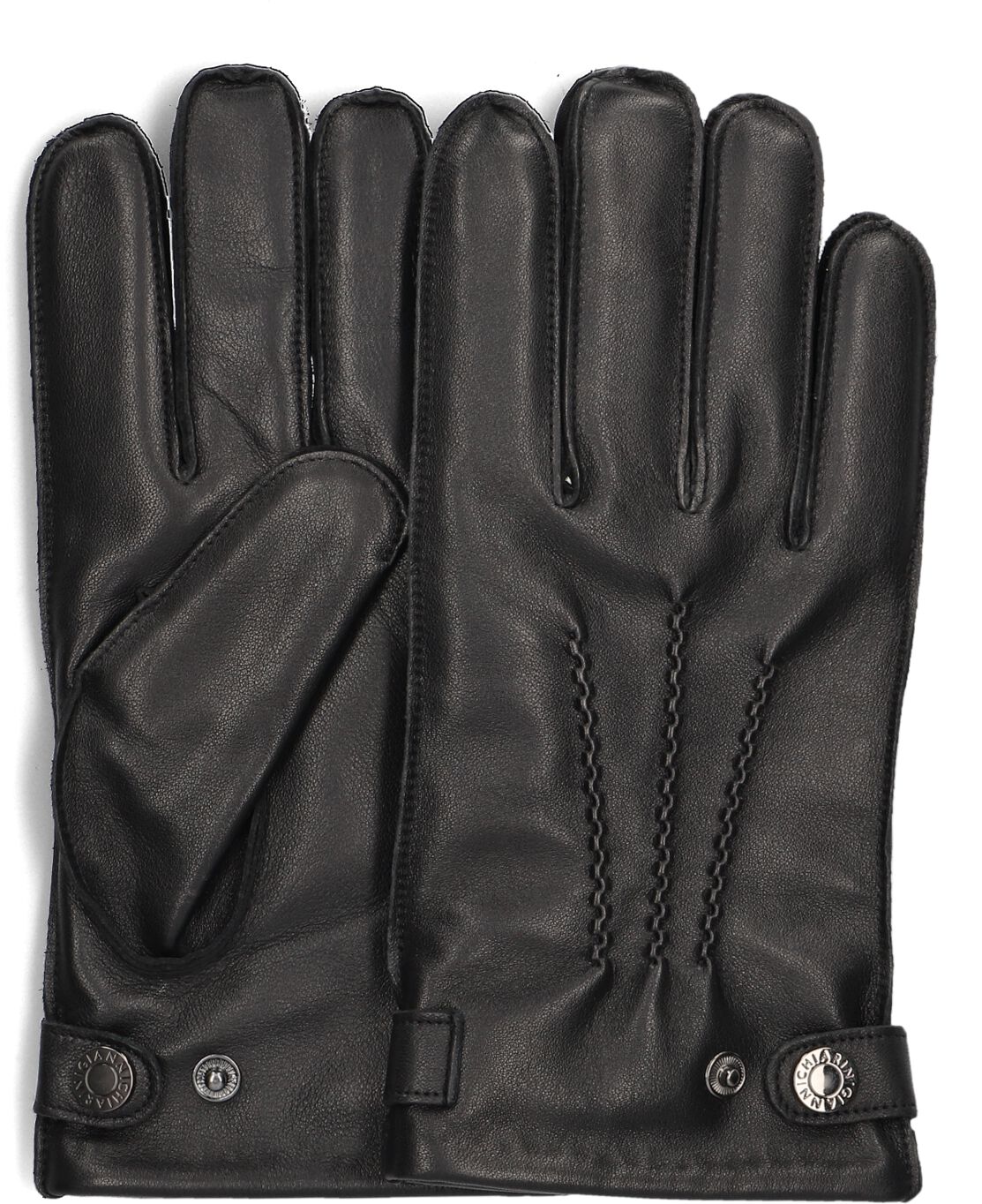 GIANNI CHIARINI Heren Handschoenen Deerskin Gloves Zwart