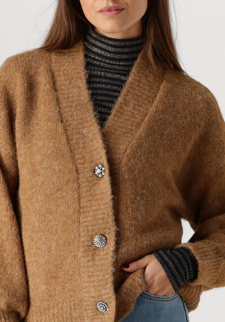 Bruine SUMMUM Vest FANCY BUTONS CARDIGAN COZY - large