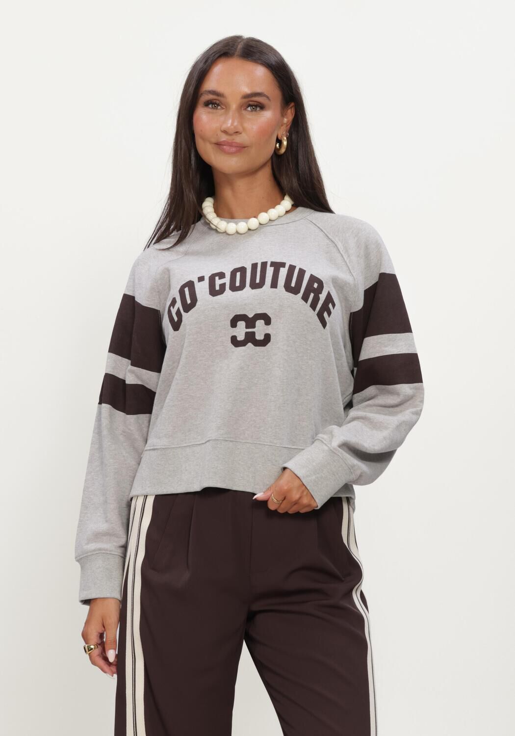 Grijze CO'COUTURE Truien/vesten ERISCC COLLEGE SWEAT - large