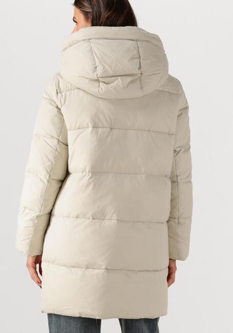 Beige WITHBLACK Gewatteerde jas WBLABBY 3/4 PUFFER JACKET - large