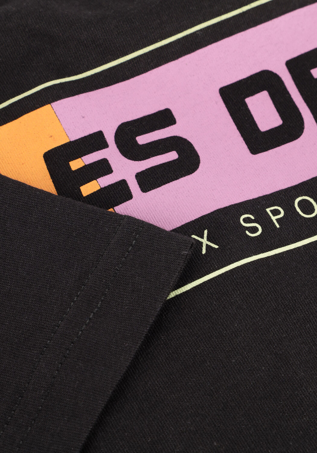 Zwarte LES DEUX T-shirt SPORT LOGO T-SHIRT - large