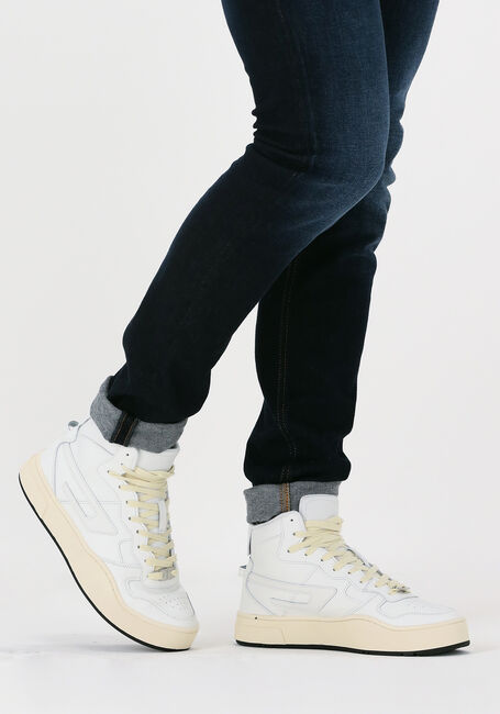 Witte DIESEL Hoge sneakers S-UKIYO MID HEREN - large
