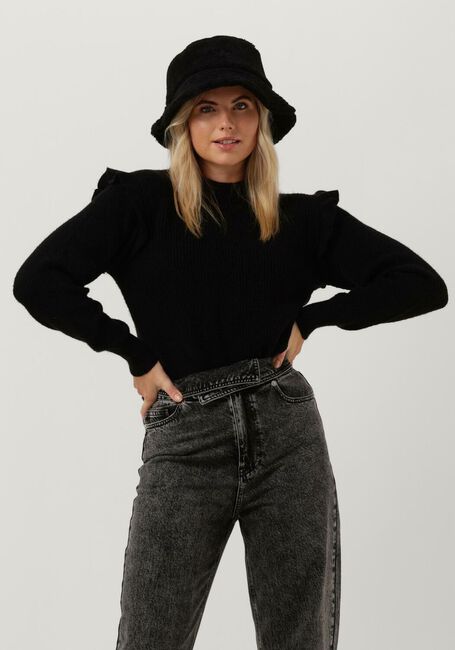 Zwarte OBJECT Trui MALENA L/S PULLOVER | Omoda