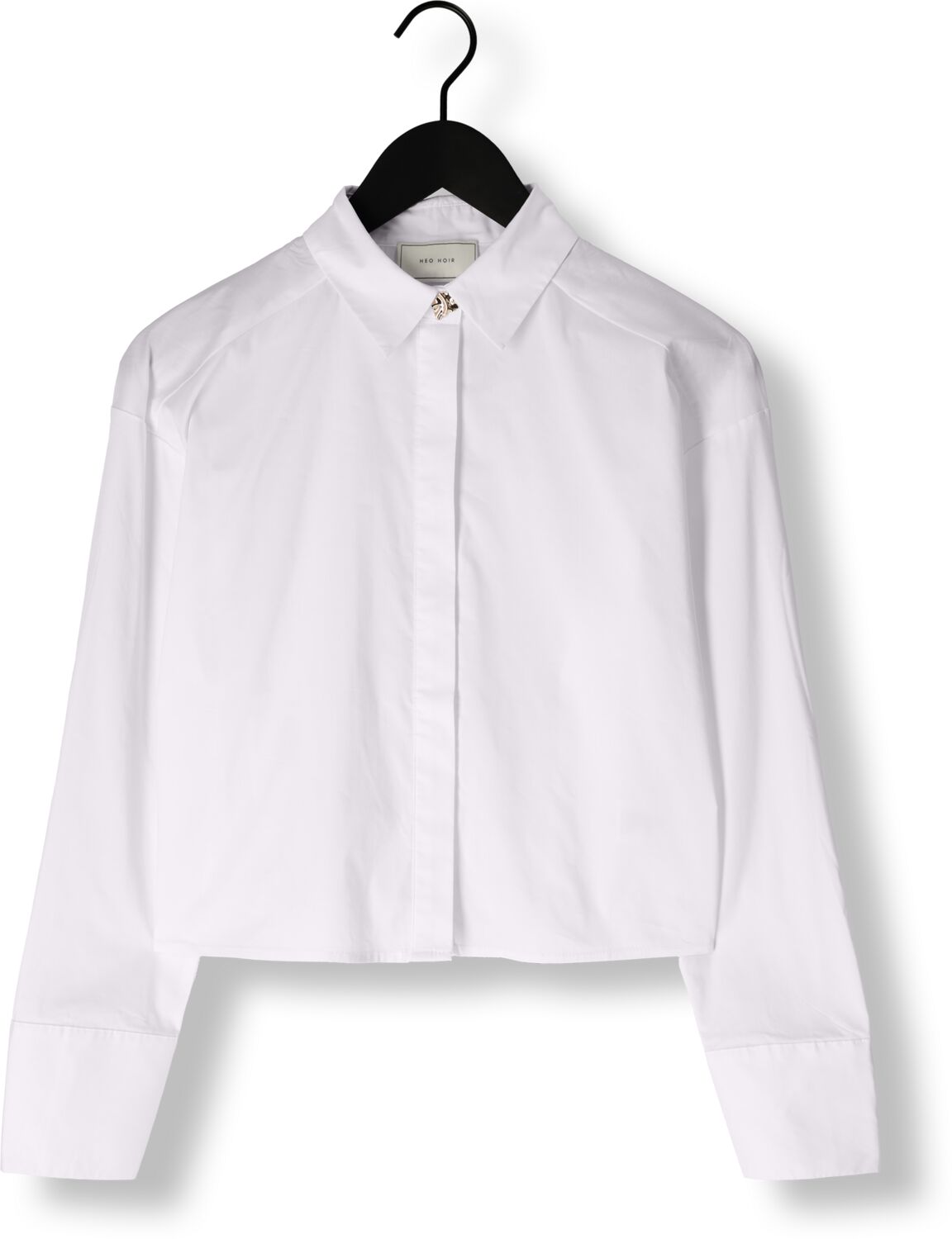 NEO NOIR Dames Blouses Wisla Poplin Shirt Wit