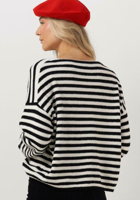Zwarte CATWALK JUNKIE Trui KN SOFT STRIPE - large