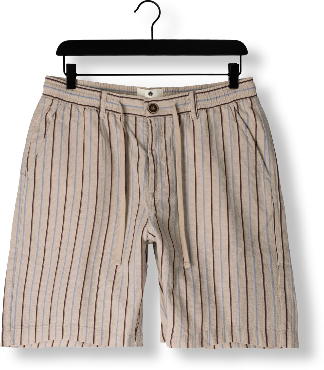 ANERKJENDT Heren Broeken Aklt Jan Structure Ela Shorts Beige