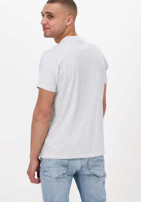Lichtgrijze TOMMY JEANS T-shirt TJM BOLD COLLEGE GRAPHIC TEE - large