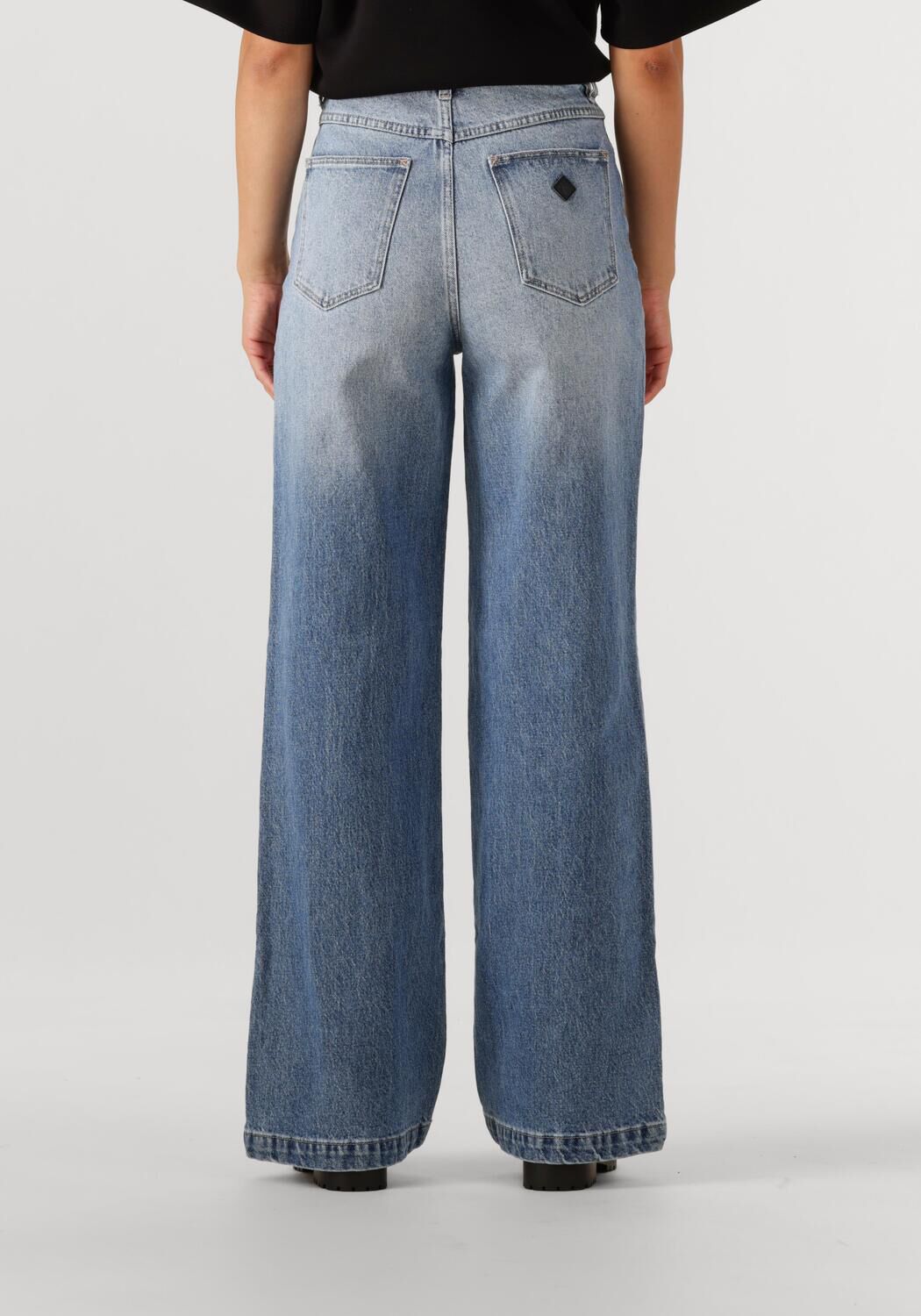 ABRAND JEANS Dames Jeans 94 High Wide Jenna Blauw