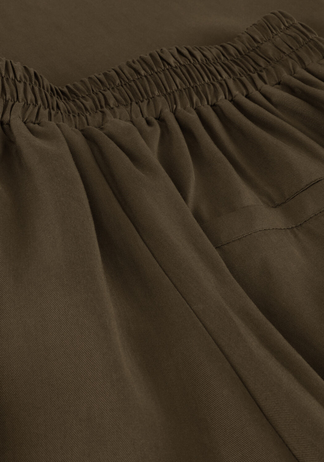 Groene KNIT-TED Wijde broek WENDY - large